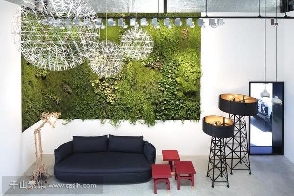 植物墙结合空间环境的设计，如何保证成景效果