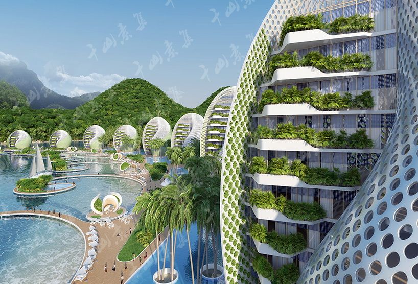 生态绿化,旅游胜地,城市设计