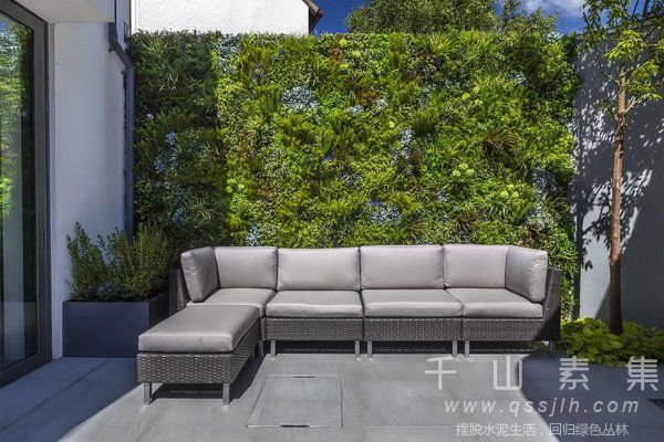 庭院景观建筑新宠-垂直绿化植物墙