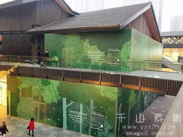 咖啡馆植物墙,悦诗风吟咖啡馆,植物墙设计,植物墙景观
