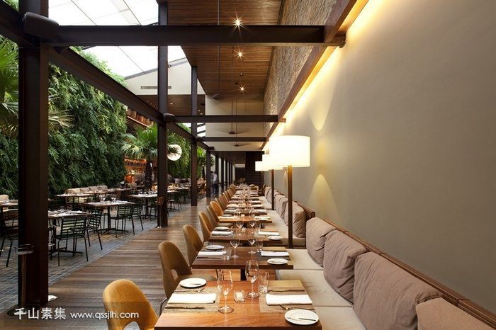 餐厅垂直绿化