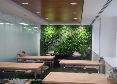 H＆M总部公司室内植物墙，垂直绿化生态空间爱了吗？