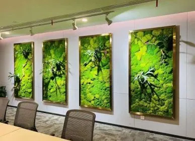 會議室植物牆，辦公室苔蘚植物相框景觀