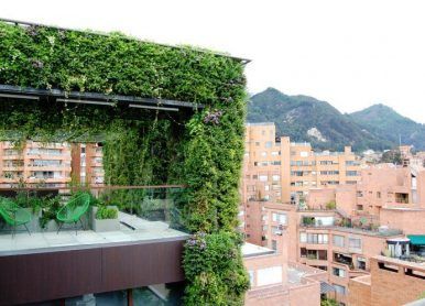 屋顶绿化，房顶楼顶垂直绿化景观
